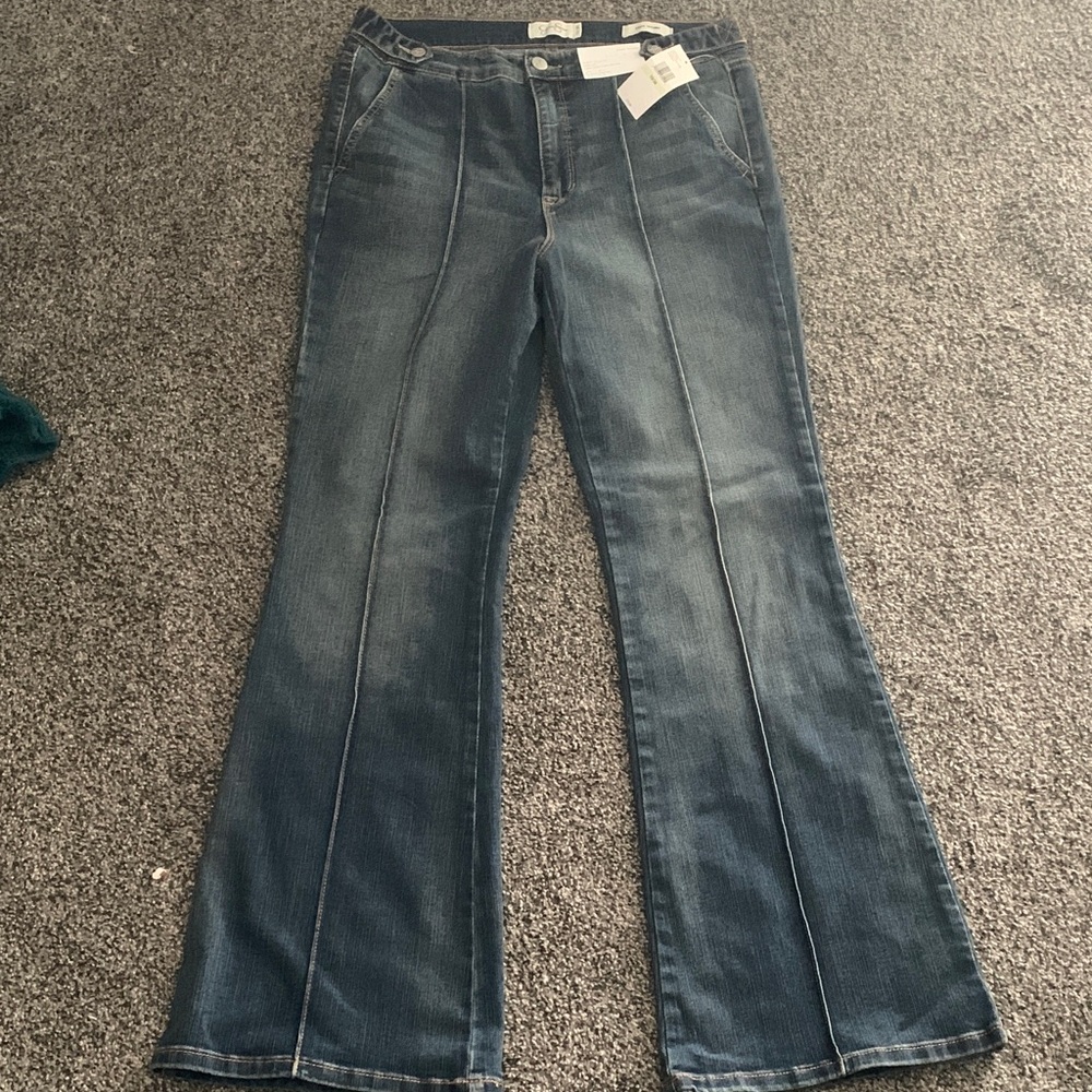 Women's Blue Flared Jeans